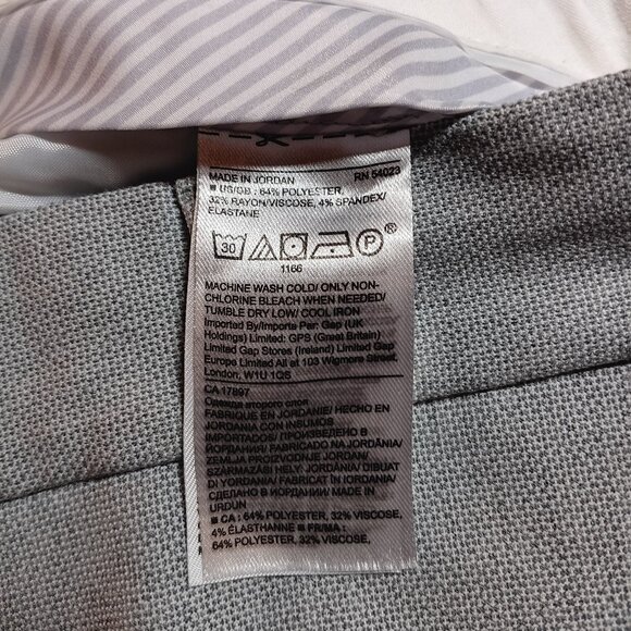 BANANA REPUBLIC "RYAN" Straight Leg Dress Trousers O - Picture 5 of 10